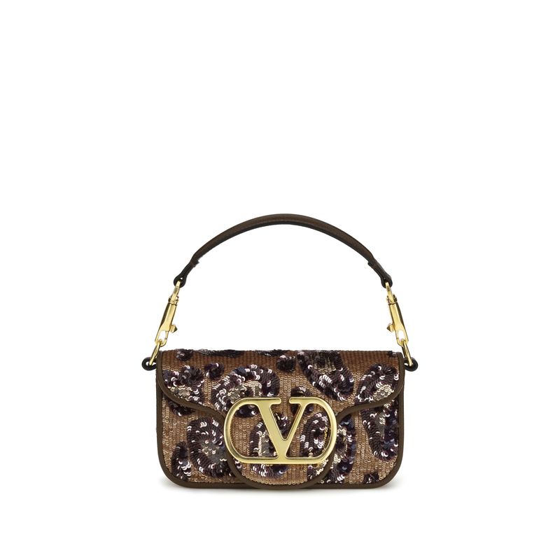 Valentino Garavani Women Embroidered Animalier Loc Shoulder Bag